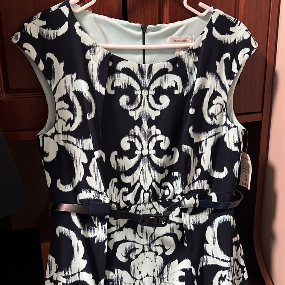 Dress barn dress new with tags. Blue and teal colored